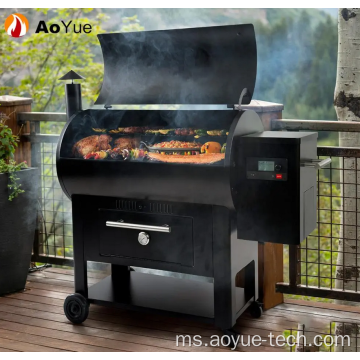 arang luaran kayu barbeku pelet grill